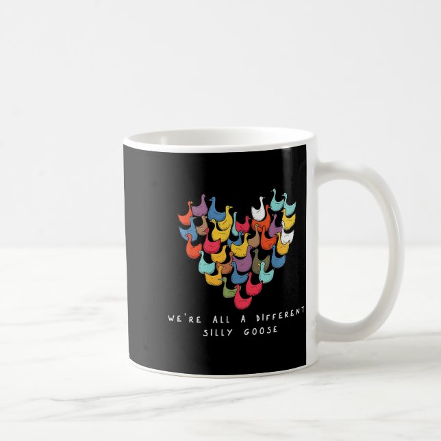 Were All A Different Silly Goose Heart Inclusive E Kaffemugg (Höger)