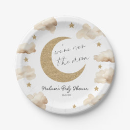 We're Over The Moon Boho Celestial Baby Shower