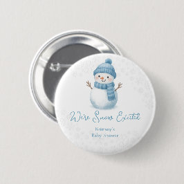 We're Snow Excited Snowmen Boy Baby Shower Knapp