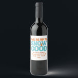 We're Up To Snow Good Bachelorette Vinflaska Etikett<br><div class="desc">Add a touch of fun to your bachelorette weekend with our 'We're Up to Snow Good' wine label! Perfect for customizing your favorite bottles, this playful label is a great way to celebrate with your bride tribe. Whether you're sipping by the fire or toasting on the slopes, it’s the perfect...</div>