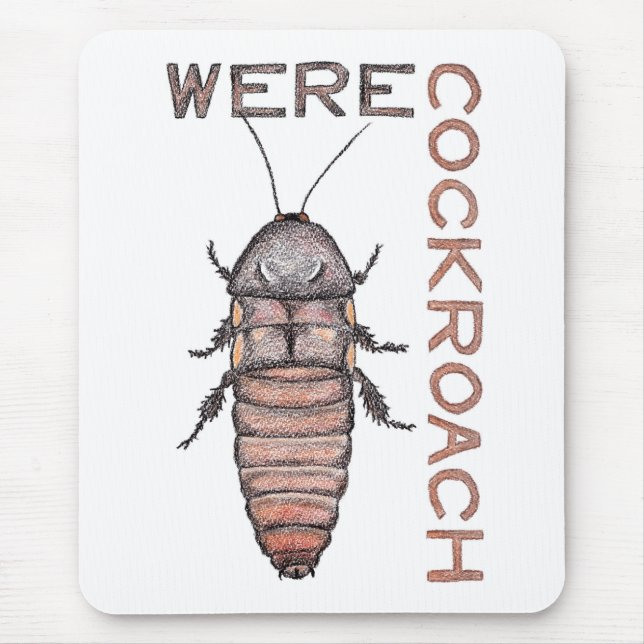 Werecockroach Mousepad Musmatta (Framsidan)