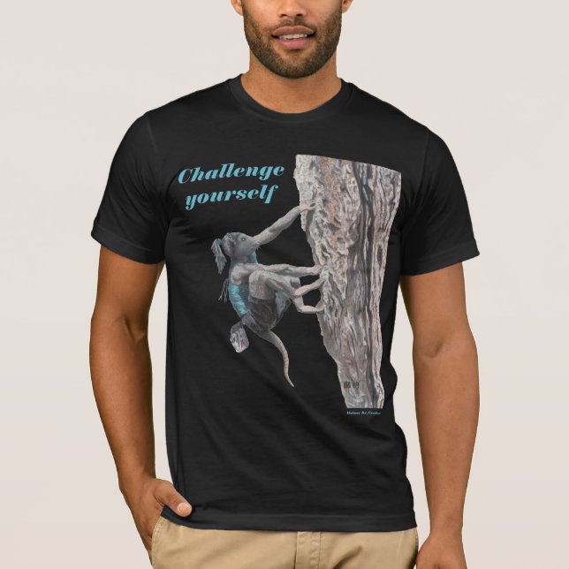 Wererat Girl Sten klätting Sport Fantasy Art Shirt T Shirt (Framsida)