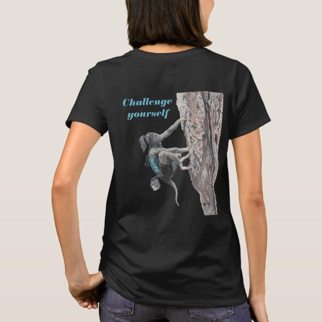 Wererat Girl Sten klätting Sport Fantasy Shirts T Shirt (Baksida)