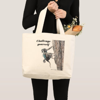 Wererat Girl Sten klättning Tote Bag Jumbo Tygkasse