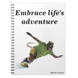 Wererat Snowboard Sports Fantasy Art bärbar dator Anteckningsbok