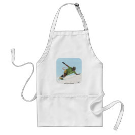 Wererat Snowboarder Fantasy Art Apron Förkläde