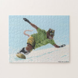 Wererat Snowboarder Fantasy Art Medium Puzzle Pussel