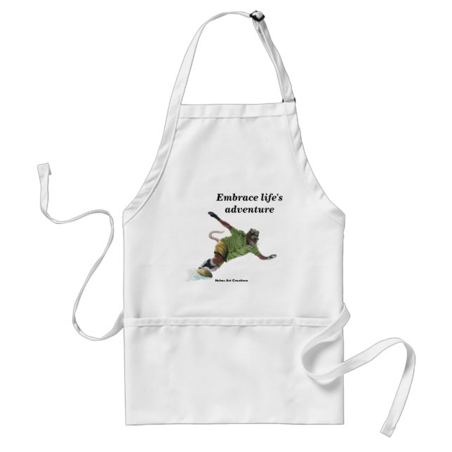 Wererat Snowboarder Sport Fantasy Art Apron Förkläde (Framsidan)