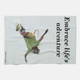 Wererat Snowboarder Sport Fantasy Kitchen Towel Kökshandduk