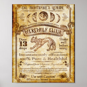 Werevarg Elixir Poster