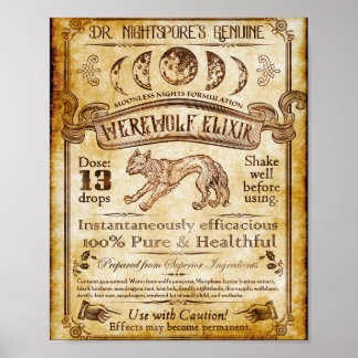 Werevarg Elixir Poster