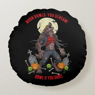 🐺 Werevarg Halloween Dekorativ kudde 🎃