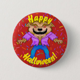 Werevarg Halloween-knapp Knapp