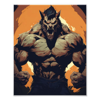 Werevarg Monster Fototryck