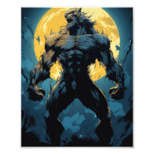 Werevarg Monster Fototryck