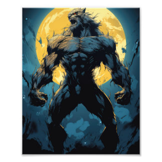 Werevarg Monster Fototryck
