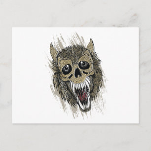 Werevarg ~ Varg Monster Fantasy Art Vykort