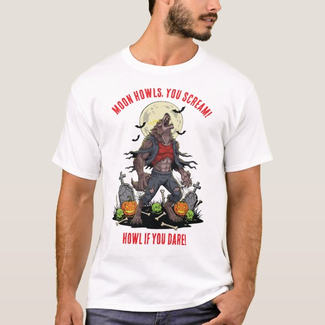 🐺 ♥️ Werevargen Halloween Horror Tee 🎃 (Framsida)