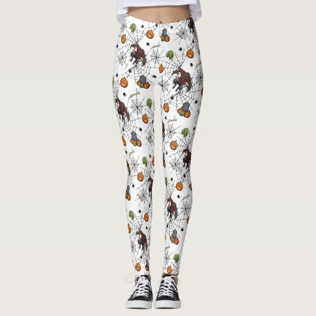🐺 Werevargen Halloween Leggings 🎃 💀 (Framsida)