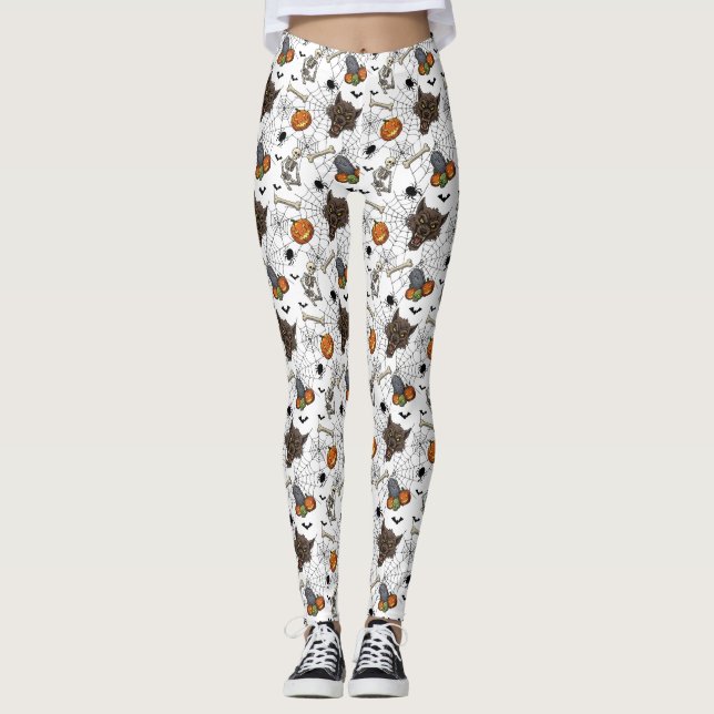 🐺 Werevargen Halloween Leggings 🎃 💀 (Framsida)