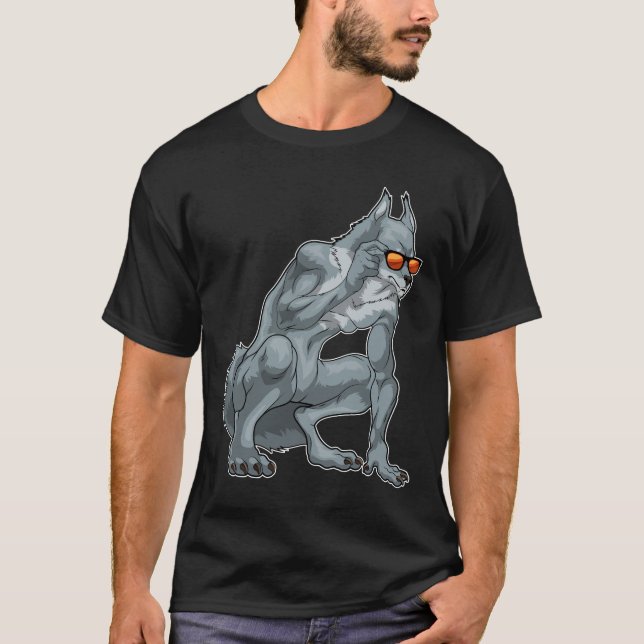 Werevargen Halloween Sunglass T Shirt (Framsida)