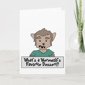 Werevargs favoritDessert är Måne Paj Kort