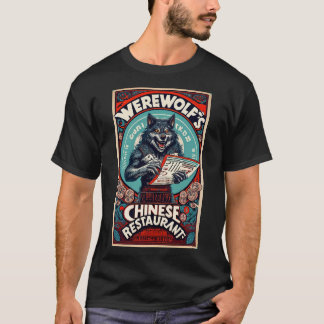 Werevargs kinesiska restaurang - design 3 t shirt
