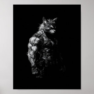 Werevargyworkout Fitness Bodybuilding Weightli Poster