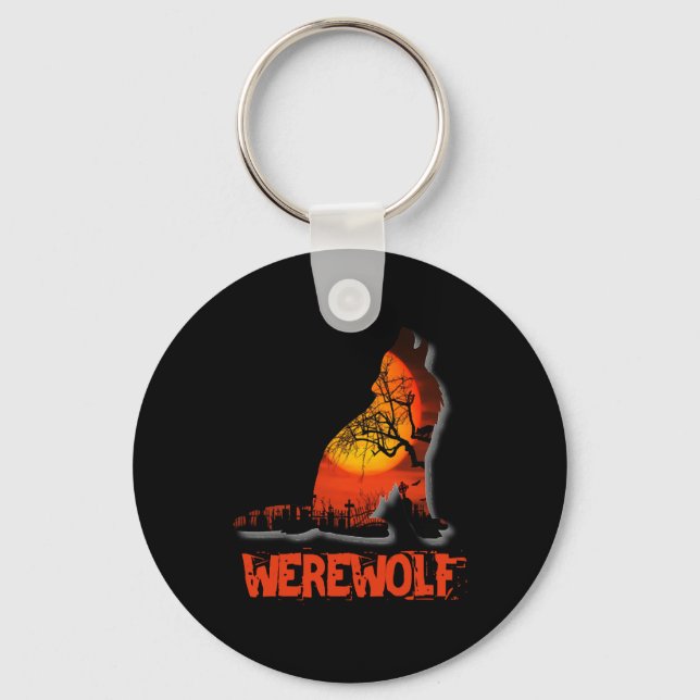WerevarHalloween Nyckelring (Framsida)