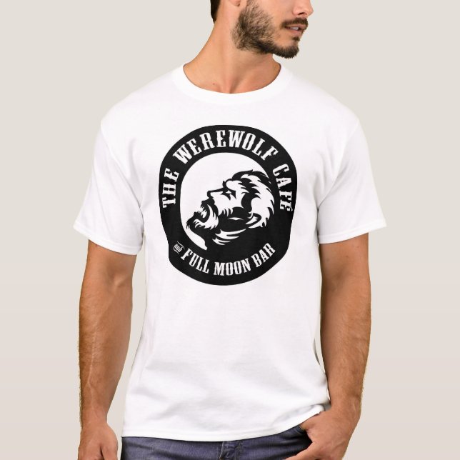 Werewolf Café (logotypen beklär), Tee Shirt (Framsida)