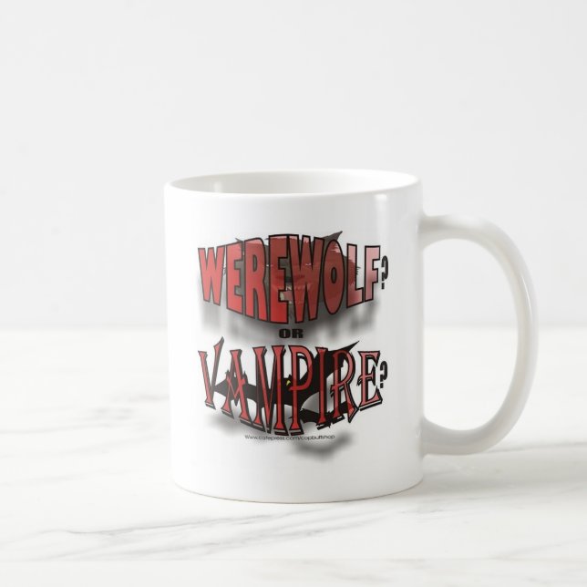 WEREWOLF ELLER VAMPYR KAFFEMUGG (Höger)