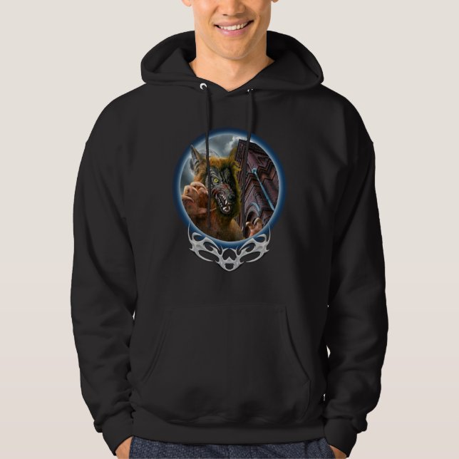 Werewolf of London Full Moon Horror Hoodie (Framsida)