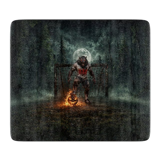 Werewolf Soccer Player Halloween Horror Art (Framsidan)