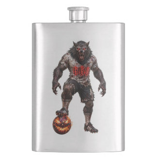 Werewolf Soccer Player Halloween Horror Art Fickplunta