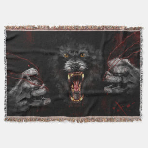 Werewolf som ut river din hjärta filt