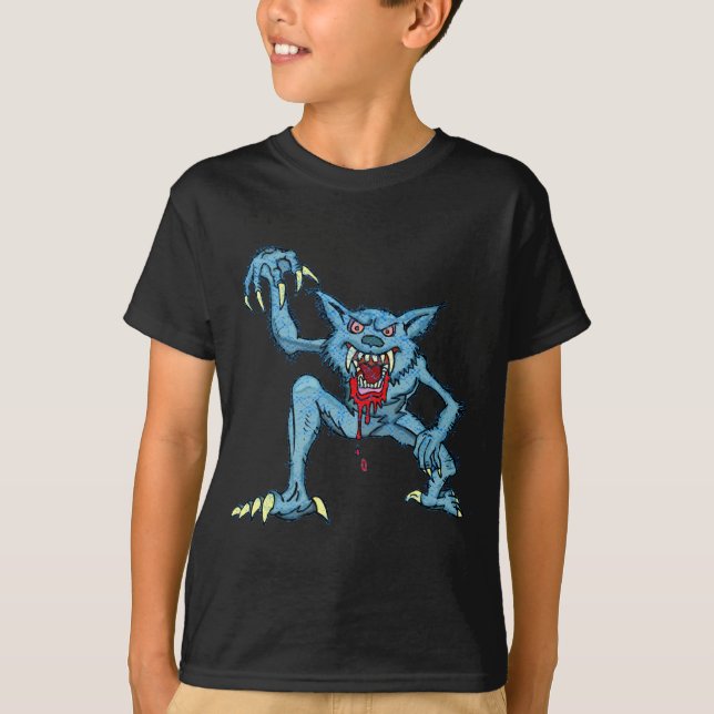 Werewolfattack T-shirt (Framsida)