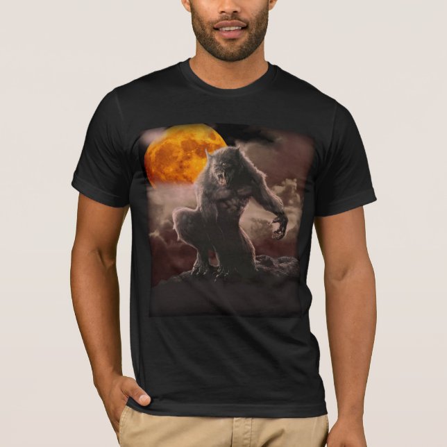 Werewolfblodmåne T-shirt (Framsida)