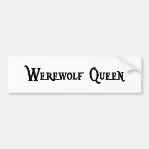 Werewolfdrottningbildekal Bildekal