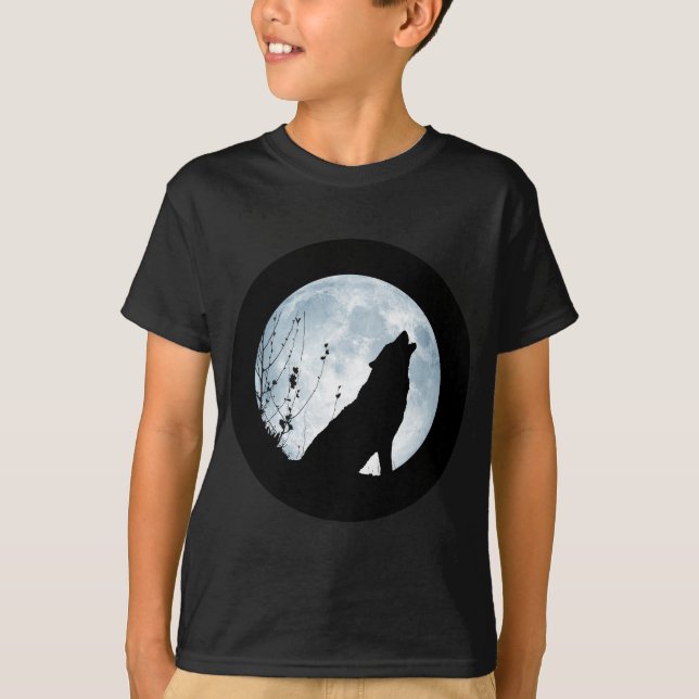 Werewolffullmåneskjorta T Shirt (Framsida)