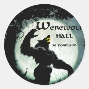 WerewolfHall klistermärkear Runt Klistermärke