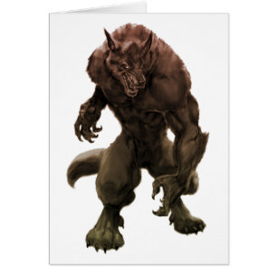 Werewolfkort Hälsningskort