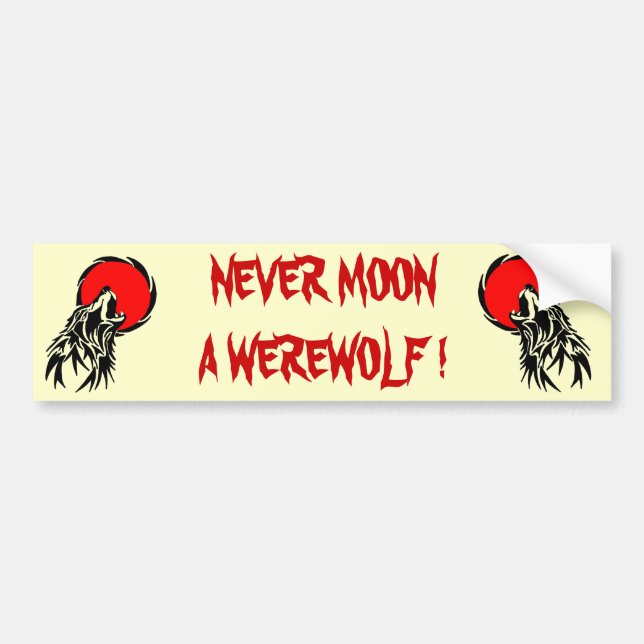 Werewolfmåne Bildekal (Framsidan)