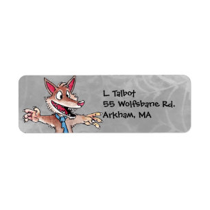 Werewolfreturadressetikett Returadress Etikett