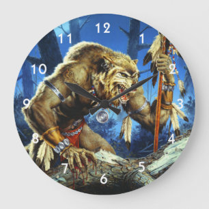 WerewolfShaman av skogen Stor Klocka