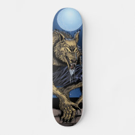 Werewolfskateboard Old School Skateboard Bräda 21,6 Cm