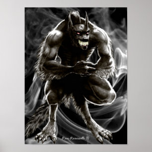 Werewolftryck Poster