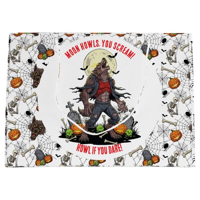🐺 WereWolHalloween Gift Bag 🎃 💀 (Framsidan)