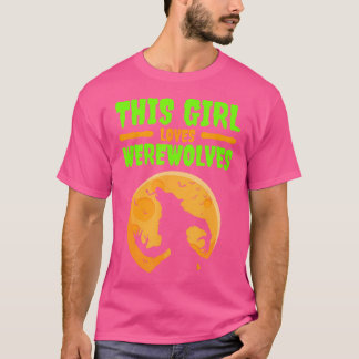 Werewolves Halloween Werevarg Howl Måne Girls Wome T Shirt