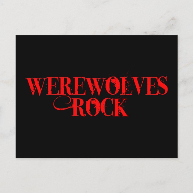 Werewolves Sten Vykort (Framsida)