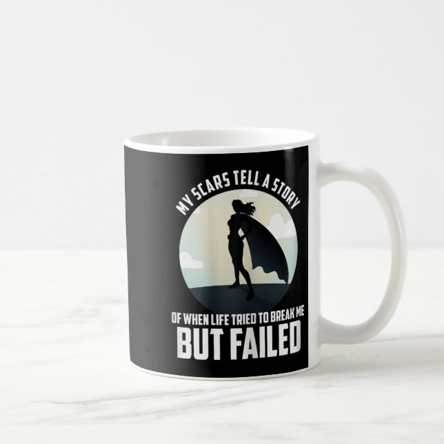 Werful Motivational Woman Shirt, My S Tell A Story Kaffemugg (Höger)